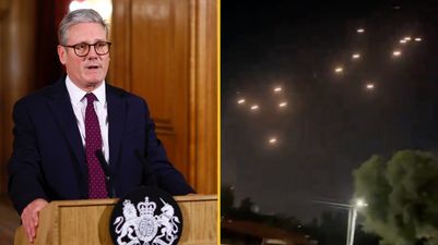 UK forces ‘played their part’ in response to Iran attacks on Israel