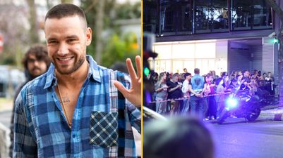 Fans gather outside hotel where Liam Payne died to pay tribute to One Direction star
