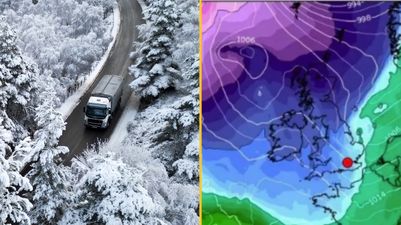 Arctic blast set to bring freezing temperatures to UK as weather maps turn purple