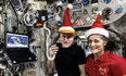 Christmas photo of astronauts on International Space Station sparks number of conspiracy theories