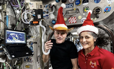 Christmas photo of astronauts on International Space Station sparks number of conspiracy theories