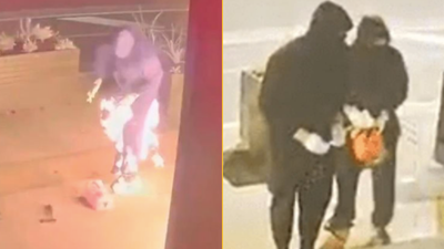 Attempted arsonist sets own trousers on fire and runs down street with bare bum out