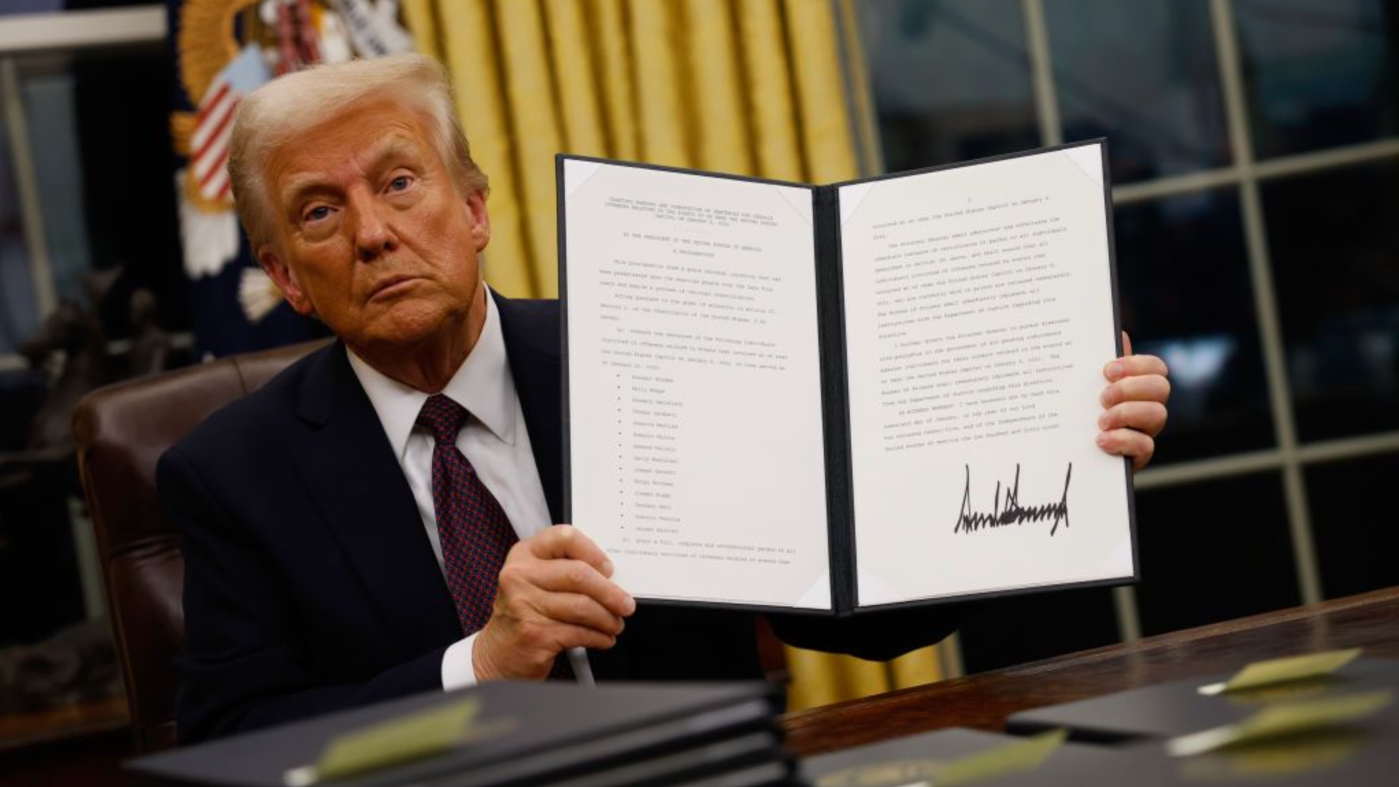 Trump signs new executive order to revoke visas from students who protest against Israel