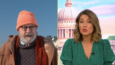 Susanna Reid interrupts GMB show to apologise for co-star’s “inappropriate gesture” on air