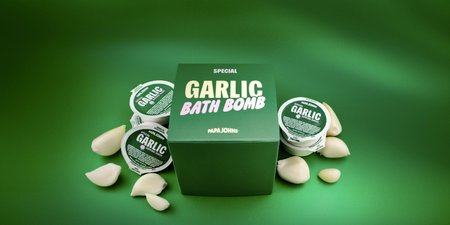 Papa Johns launches garlic bath bomb