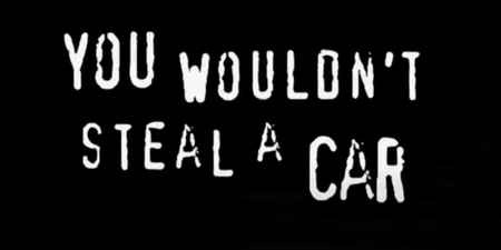 Famous anti-piracy campaign may have used pirated font