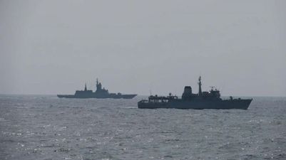 Royal Navy scrambled to monitor Russian ship loitering in UK waters