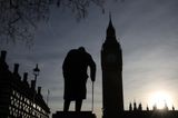 Climbing on Winston Churchill statue to become a crime