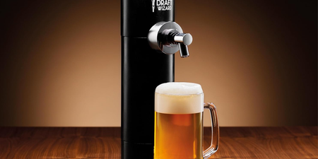 Dispenser that gives draft quality beer at home is perfect for Father’s Day