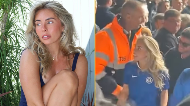Bonnie Blue kicked out of Premier League stadium on last day of season