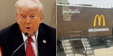 Saudi Arabia sets up mobile McDonald’s for Trump during visit
