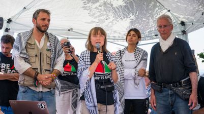 Greta Thunberg sets sail on aid ship to Gaza aiming to break Israeli blockade