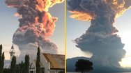 ‘Highest alert issued’ after volcano erupts in Indonesia leading to travel chaos