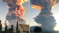 ‘Highest alert issued’ after volcano erupts in Indonesia leading to travel chaos