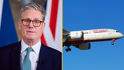 Keir Starmer issues statement as London-bound Air India flight crashes