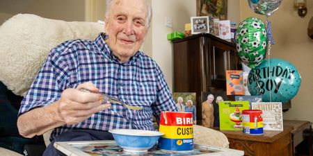 106-year-old says secret to a long life is having a bowl of custard every day