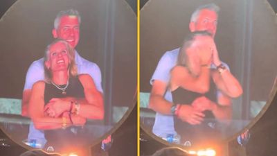 CEO Andy Byron’s wife reacts after he was allegedly caught cheating at Coldplay concert