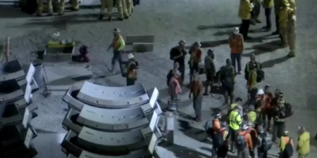 Massive tunnel collapses in Los Angeles with 31 workers inside