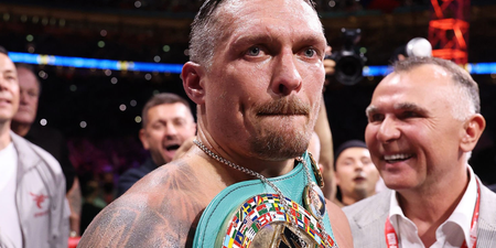 Oleksandr Usyk calls out four boxers minutes after knocking out Dubois