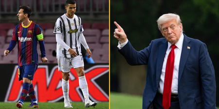 Donald Trump doesn’t include Ronaldo or Messi when naming his GOAT footballer