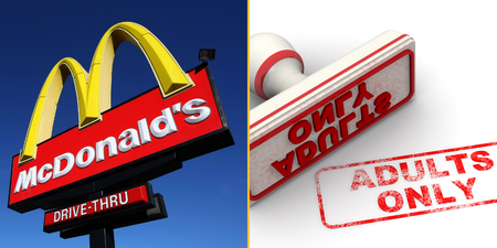 McDonald’s restaurant introduces ban on children in ‘adults-only zone’