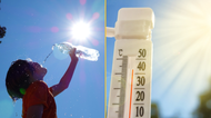 Temperatures could hit 36C today with weather warnings in place across the country