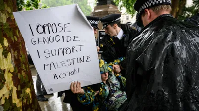 More than 100 arrested for protesting against proscription of Palestine Action