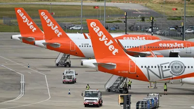 Delays and cancellations at major UK airport after two EasyJet planes clip wings