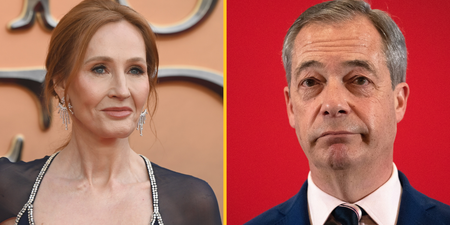 JK Rowling suggests Nigel Farage has gone woke
