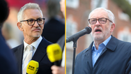 Corbyn and Lineker condemn Uefa for tribute to ‘Palestinian Pele’
