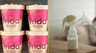 Frida has released a limited-edition breast milk ice cream