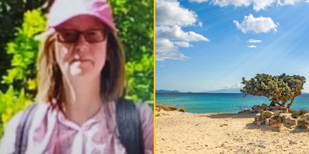 British woman goes missing from sunbed on Greek beach as husband slept